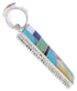 Silver Southwest Multicolor Inlay Pendant FX30920